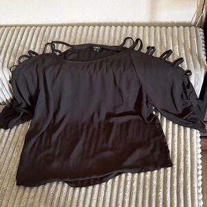 Torrid Elegant Black Blouse